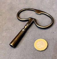 Larger Steel Clock Key K229