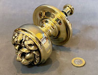 Lion Mask Brass Door Pull Knob DP647