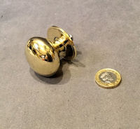 Long Run of Brass Cupboard Knobs CK11