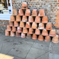 Long Run of Terracotta Flower Pots, 36 available FP14