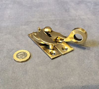 Brass Sash Window Catch, 3 available W471