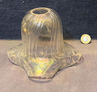 Lustre Finish Glass Lamp Shade S658