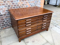 Mahogany 6 Drawer Plan Chest