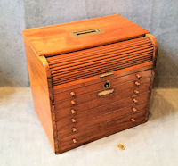 Mahogany Dental Cabinet