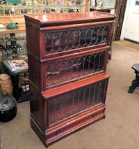 Mahogany Globe Wernicke Stacking Bookcase