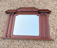 Mahogany Overmantel M229