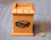 Mauchline ware Money Box MW10