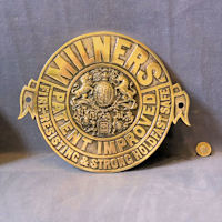 Milner's Brass Safe Plate SP199