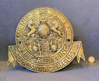 Milners Brass Safe Plate SP226