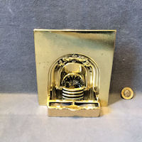 Miniature Brass Fireplace