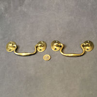 Near Pair of Brass Drawer Handles CK495