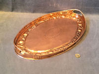 Newlyn Oval Copper Tray