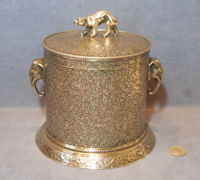 Nickel Biscuit Barrel