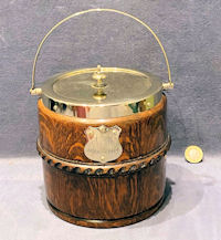 Oak Biscuit Barrel BB36