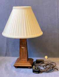 Oak Electric Side Lamp SL424