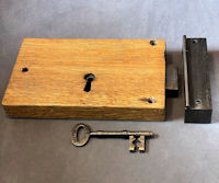 Oak Rim Lock RL966