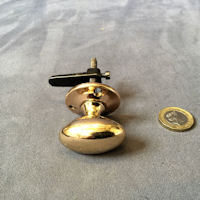 Oval Brass Cupboard Catch CK479