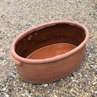 Oval Terracotta Footbath