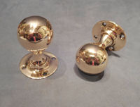 Pair Brass Door Handles DH368