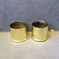Pair of 1922 Brass Shell Case Bases SC288
