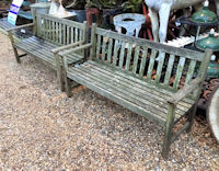 Pair of 5ft Teak Garden Benches