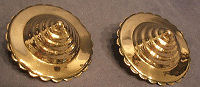 Pair of Brass Buckle Covers HB73