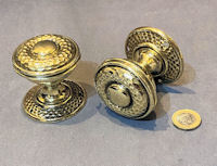 Pair of Brass Door Handles DH1159