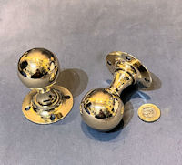 Pair of Brass Door Handles DH1181