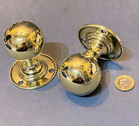 Pair of Brass Door Handles DH1183