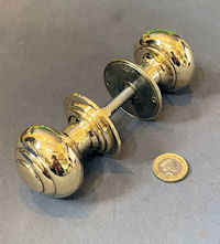 Pair of Brass Door Handles DH1185