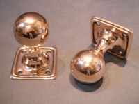 Pair of Brass Door Handles, 2 pairs available DH348