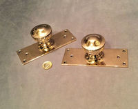 Pair of Brass Door Handles DH590