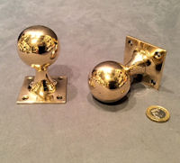 Pair of Brass Door Handles DH679