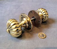 Pair of Brass Door Handles