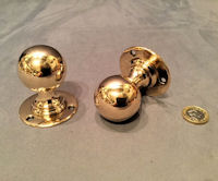 Pair of Brass Door Handles DH699