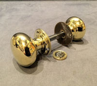 Pair of Brass Door Handles, 2 pairs available  DH718