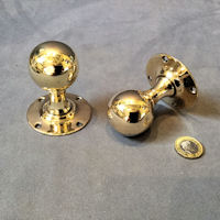 Pair of Brass Door Handles DH874