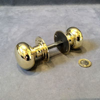 Pair of Brass Door Handles, 2 similar pairs available DH890