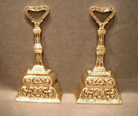 Pair of Brass Door Porters