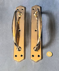 Pair of Brass Door Pulls DP609