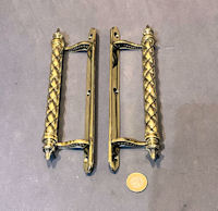 Pair of Brass Door Pulls DP642