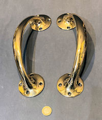 Pair of Brass Door Pulls DP643