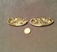 Pair of Brass Drawer Handles CK411