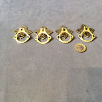 Pair of Brass Drawer Handles, 2 pairs available CK482