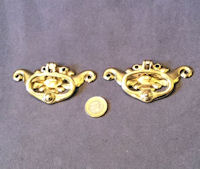 Pair of Brass Drawer Pulls CK408