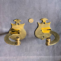 Pair of Brass Jamb Hooks