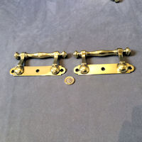 Pair of Brass Sash Window Lifts W481