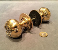 Pair of Brass Door Handles