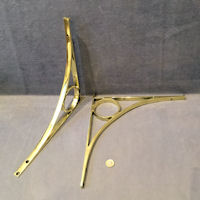 Pair of Brass Shelf Brackets