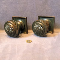 Pair of Bronzed Door Pull